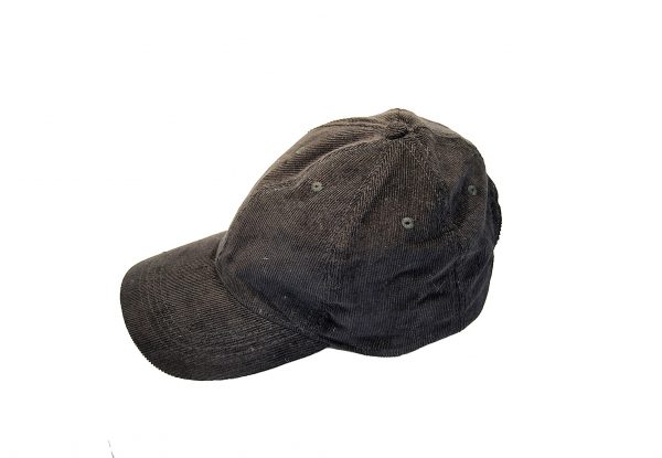 Karfil ανδρικό καπέλο jockey κοτλέ μαύρο