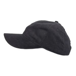 Karfil ανδρικό καπέλο jockey μαύρο κοτλέ-0617187001