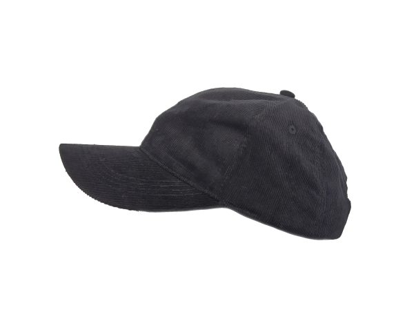 Karfil ανδρικό καπέλο jockey μαύρο κοτλέ-0617187001