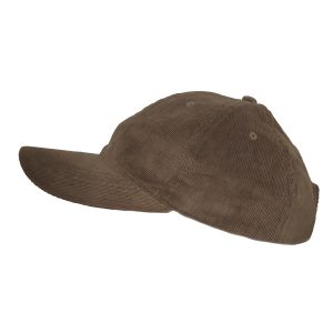 Karfil ανδρικό καπέλο jockey καφέ κοτλέ-0617187001