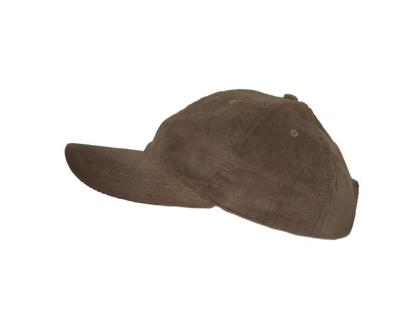 Karfil ανδρικό καπέλο jockey καφέ κοτλέ-0617187001